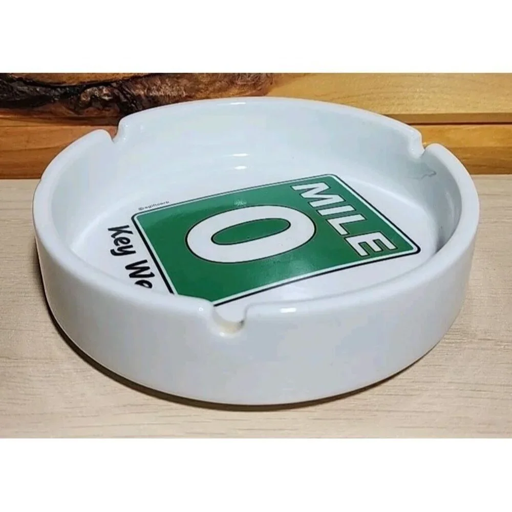 Key West MILE Marker 0 Ashtray 5